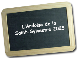 L'ardoise de la Saint-Sylvestre